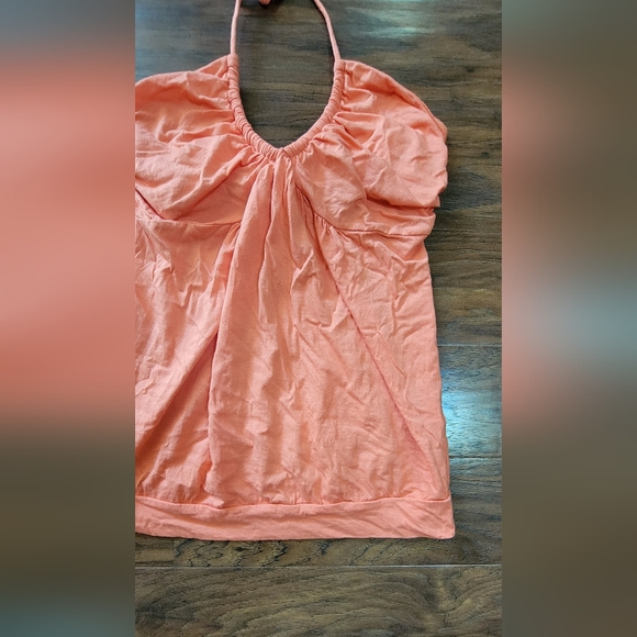 Victoria's Secret V-Neck Tie Orange Summer Tank Top Size Small - Picture 8 of 10